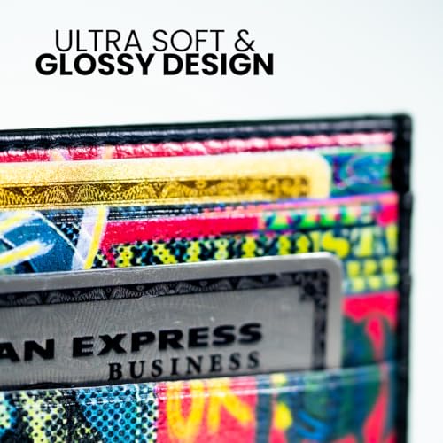 SIMPLYMDRN Louder Than Words - RDFND Minimalist Wallet - Credit Card Holder - Cool Wallet For Men - Faux Leather Thin Wallet - Ultra Slim4