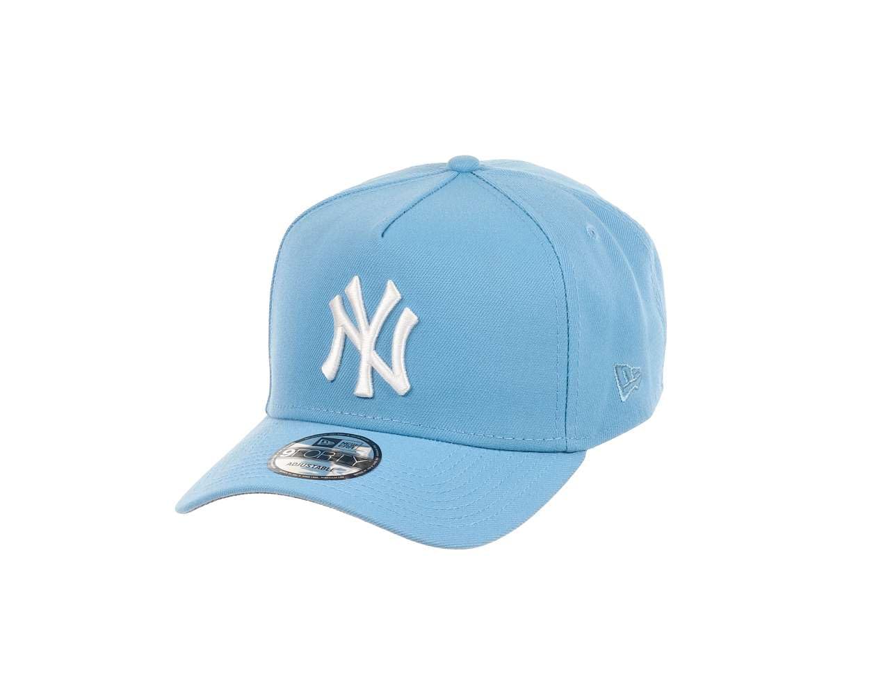 New Era Unisex 940-Yankees-Skyblue#29751 New York Yankees Mlb Cooperstown Sky Blue 9Forty A-Frame Snapback Cap