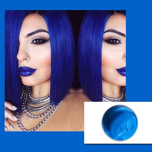 Color Temporal para Cabello Azul Lavable Rápido Secado miniatura 6