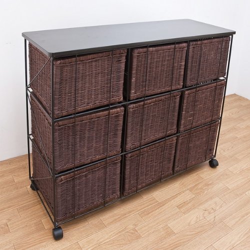 籐 ラタン チェスト 引き出しタンス 7段9杯 籐 ラタン チェスト 引き出しタンス 7段9杯 - メルカリ