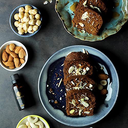 Image of Ossoro Almond Essence - 30ml Glass Bottle Real Flavoured Vegetarian Almond Essence for Baking, No Preservatives, No Artificial Colors