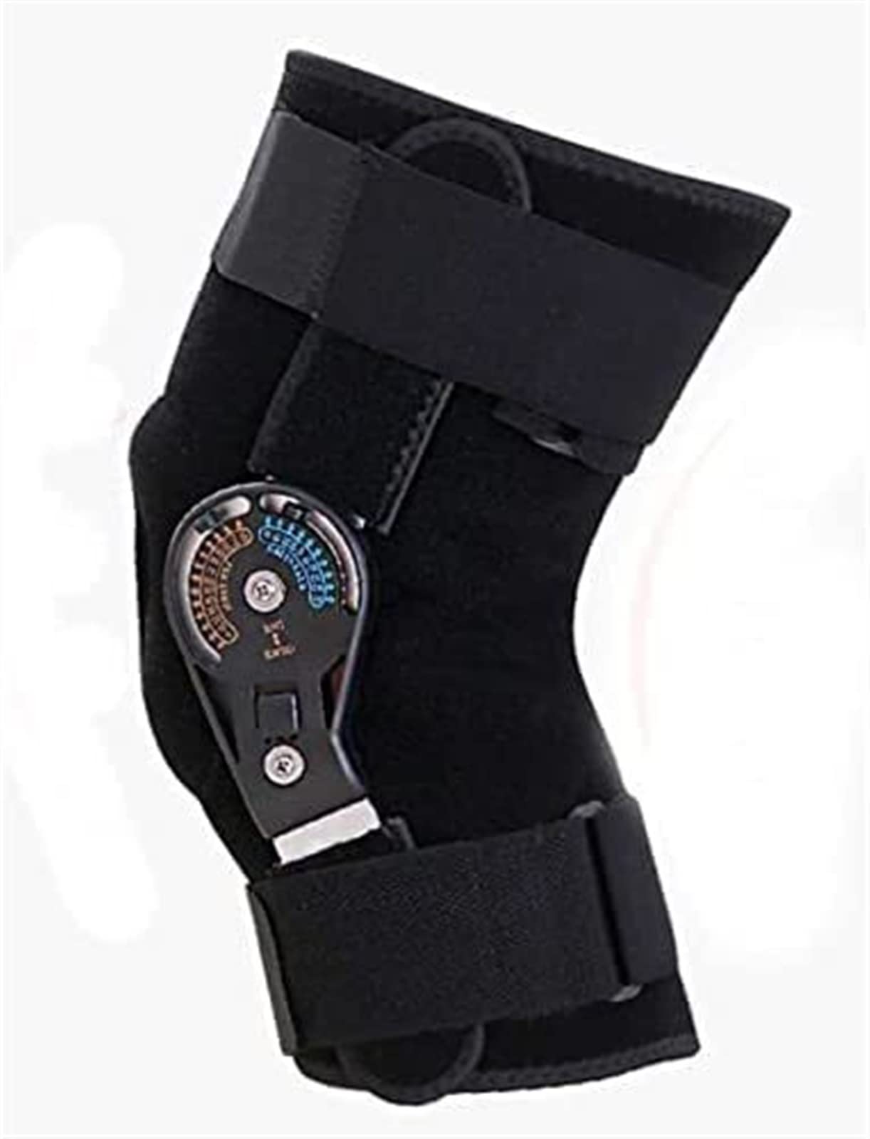Stabilizator kolana na zawiasach na zawiasach stabilizator kolana zawias immobilizer kolana dla mężczyzn i kobiet samoregulujący stabilizator kolana jeden rozmiar pasuje do większości
