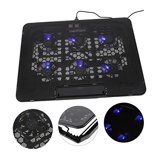 Base de refrigeración para laptop TEHAUX con altura ajustable y ventiladores silenciosos miniatura 2