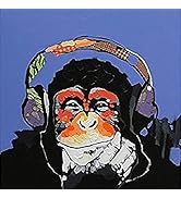 Diymood Paint by Numbers for Adults Monkey, DIY Oil Painting Arts Animal Acrylic Paint by Number ...