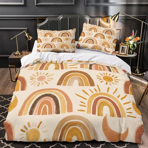 Housse de couette microfibre résistante super douce parure de lit 220x240cm - 2