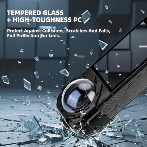 Protector de lente X5 para Insta360 X5, cubierta protectora de vidrio templado resistente al agua y a los arañazos para Insta360 X5 miniatura 6