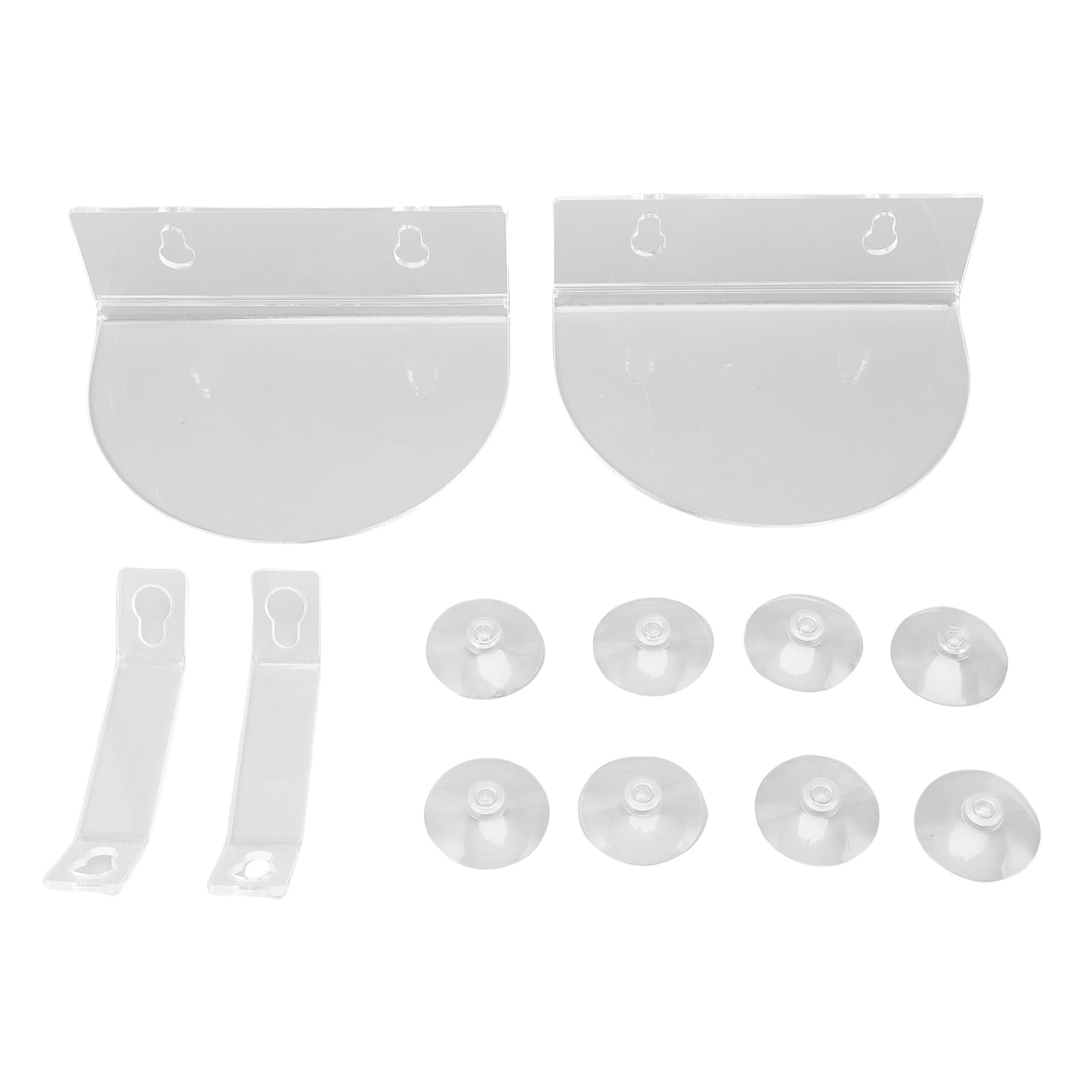 Supports semi-circulaires à forte charge pour plantes de fenêtre durables en acrylique