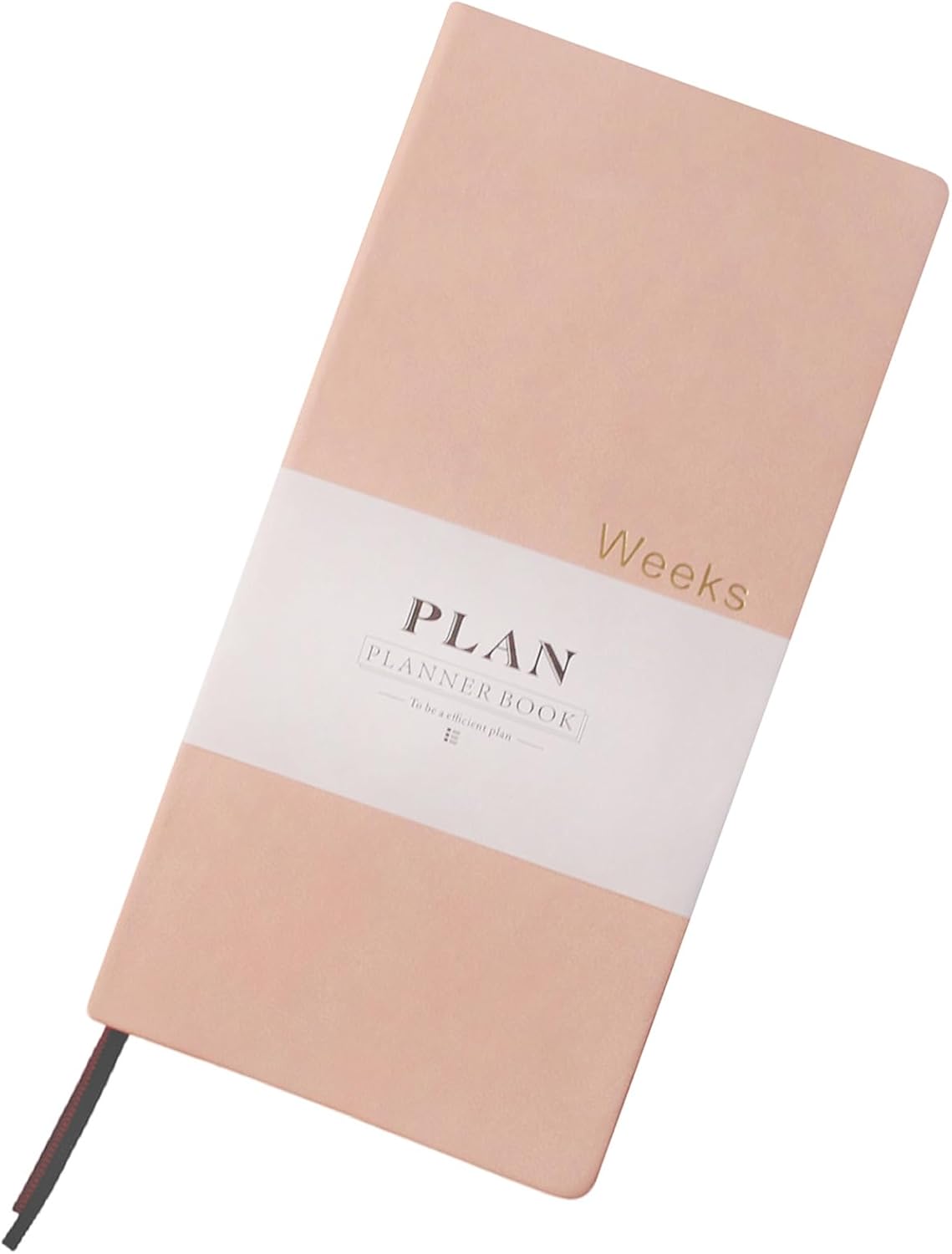 Fromthenon PU Leather Weekly Plan Portable Planner Year Month Week