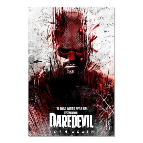 Grupo Erik Poster Marvel Daredevil Born Again - Laminas decorativas 61x91,5cm a todo color | Posters para pared ideal decoración habitación