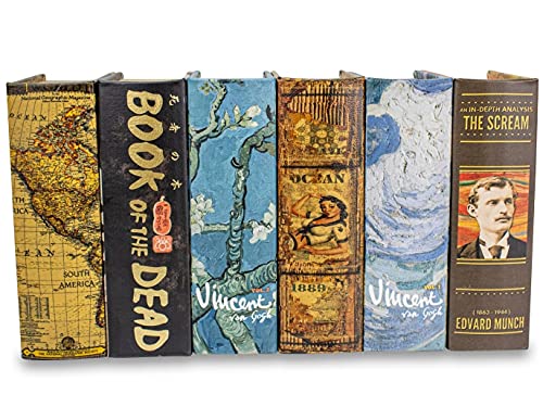 Hakuna Supply - Locking Book Storage Box Bundle - Discreet Storage Lock Box Accessories Combo Kit (Wheatfield) #TOP5