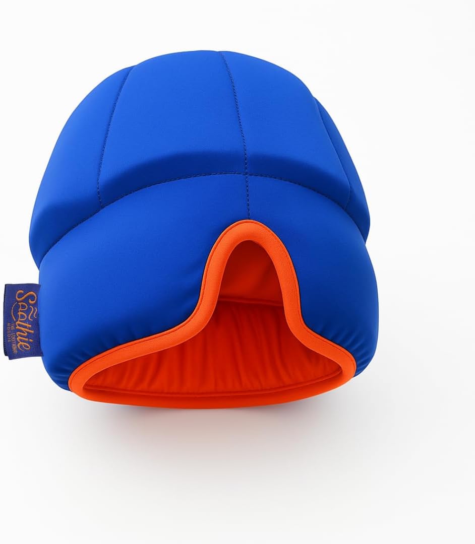 Soothie Migraine Cap & Headache Cap - Cooling Headache Relief Cap for Migraines, Tension & Sinus Pressure - Wearable Migraine Mask & Ice Head Wrap - Cold Compress Hangover Cap, Total Blackout