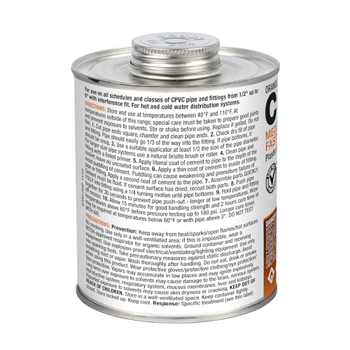 (60320) Hercules CPVC Plástico Pegamento 32oz miniatura 2