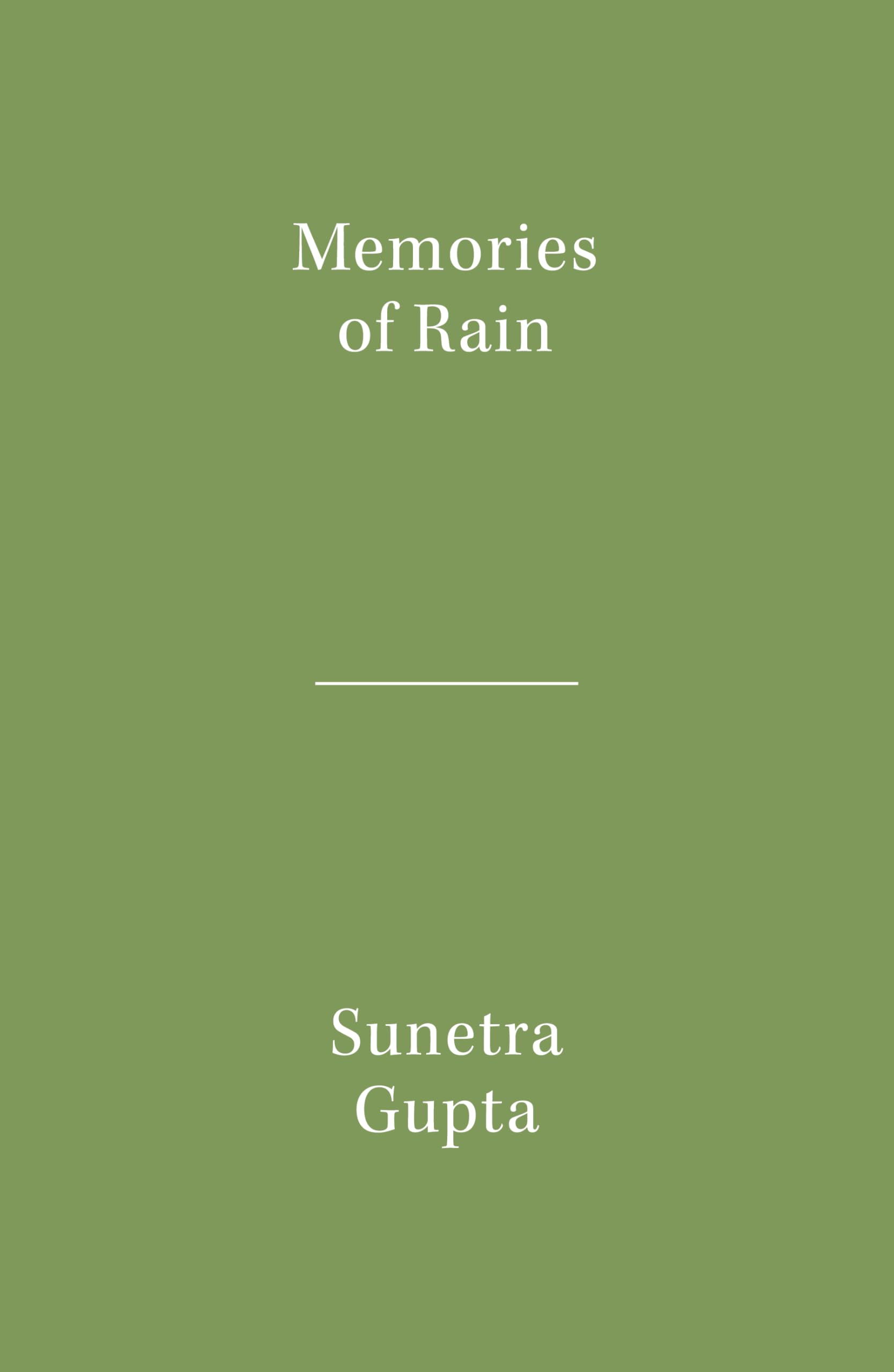 Buy Memories of Rain (Literary Activism Series) — BookShops.in