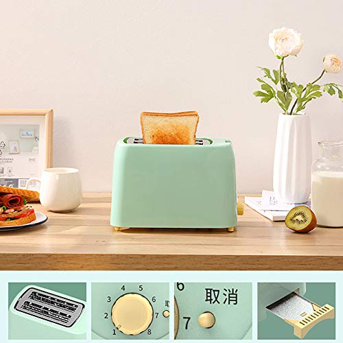 lonelymen Toaster 2 Scheiben mit breitem Schlitz, Toaster mit Abbrechen/Aufwärmen & 8 Bräunungseinstellungen, 2 Scheiben… – Bild 3