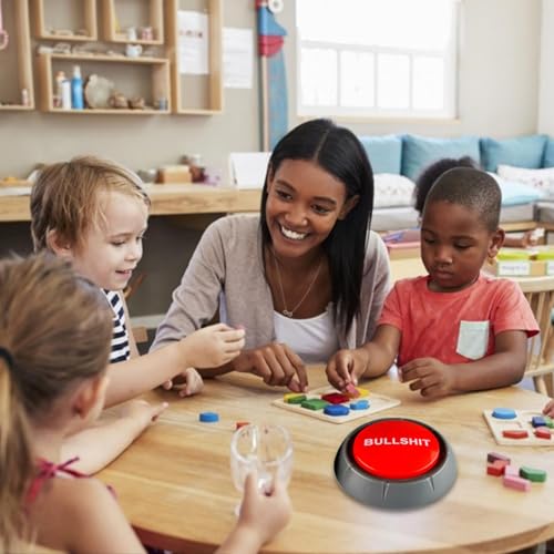Buzzer , TV-Spiel-Buzzers mit Licht und Sound, Fun Light Bullshit Buzzers , Buzzer- für Verführer, Stressabbau, Freunde, Erwachsene, Kollegen, Alle