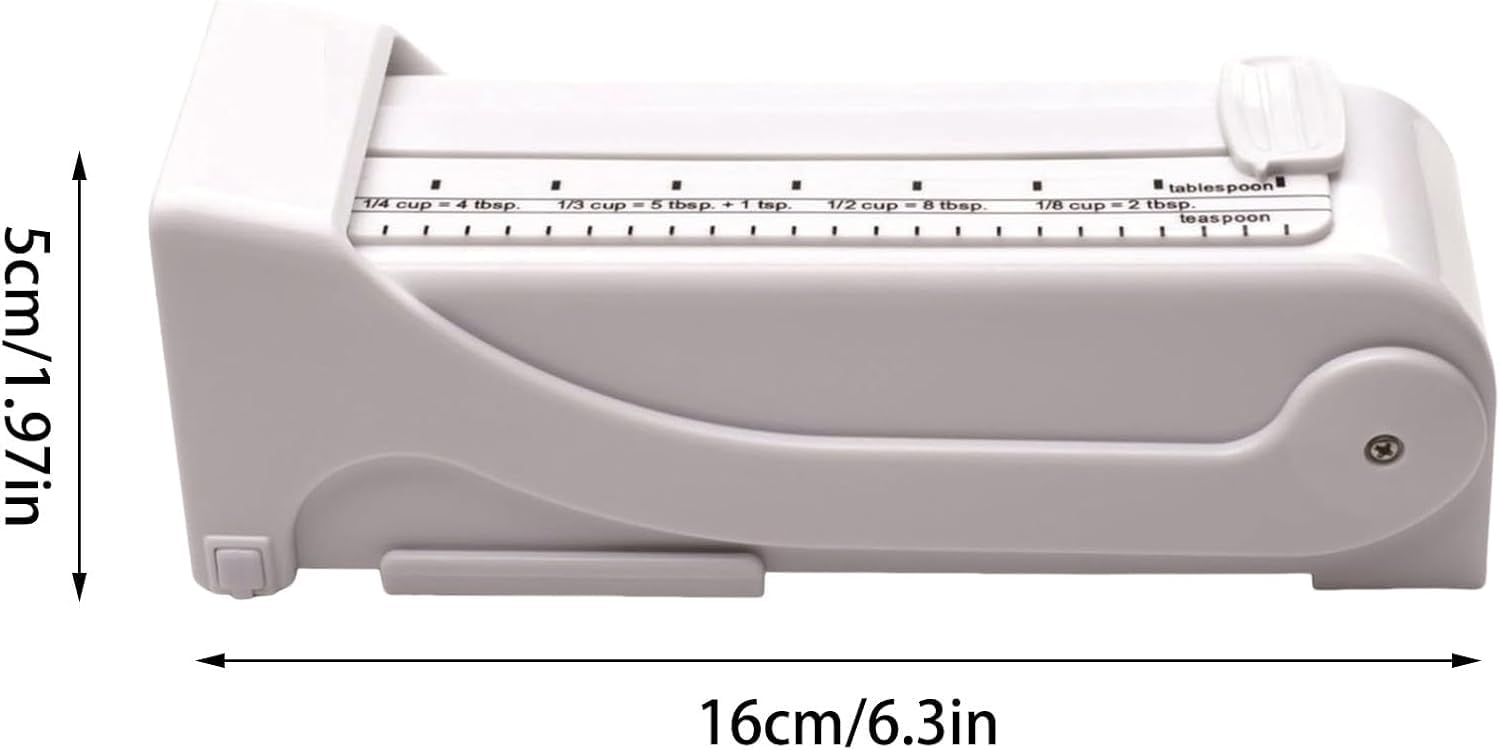 Affettatrice per burro, dispenser per misurazione e conservatore, affettatrice per burro con un clic, taglierina per burro, spargitore regolabile, cavo in acciaio inox, custodia per la conservazione