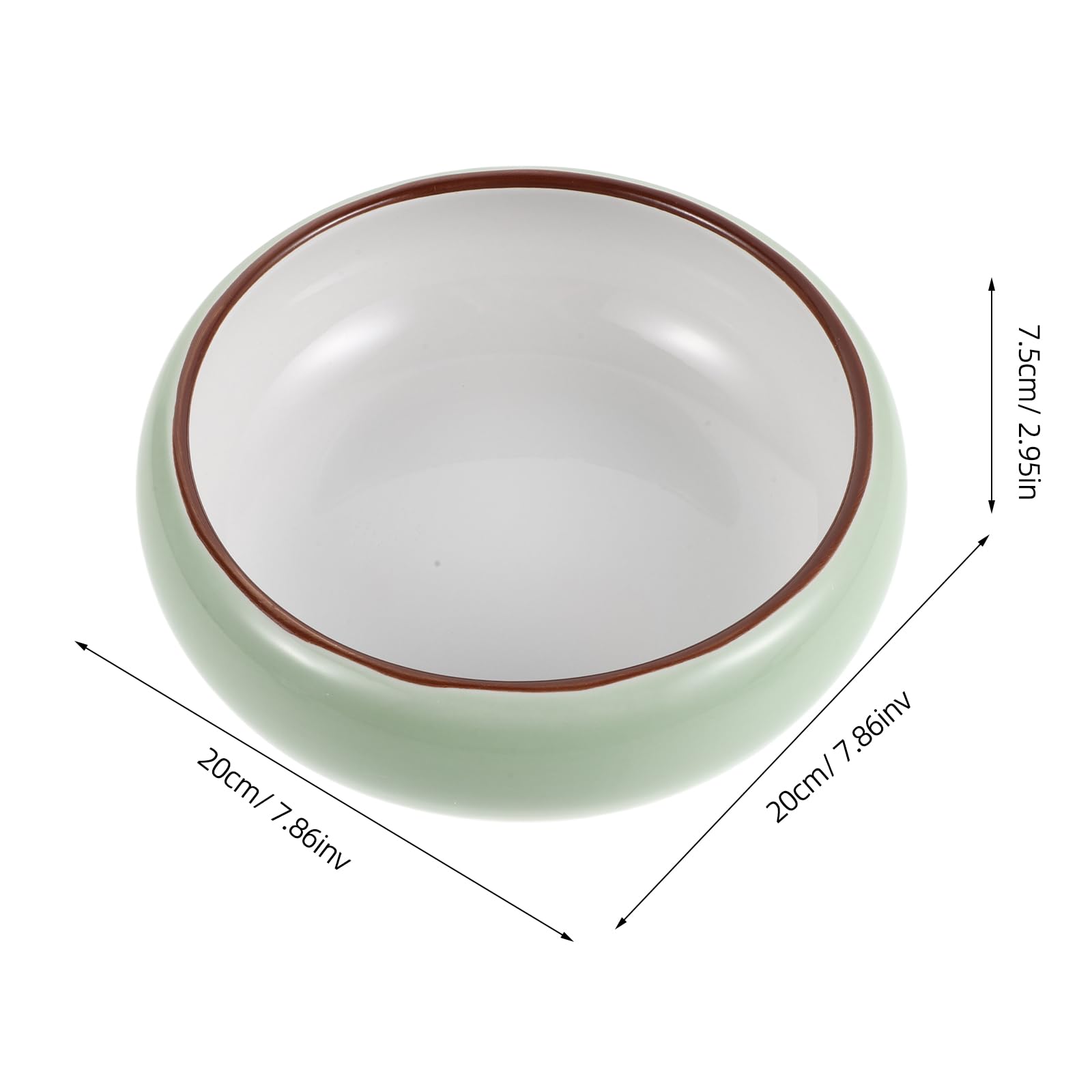 Ceramiczna Doniczka Hydroponiczna bez Otworów Do Kwiatów Lotosu i Narcyzów Doniczka Do Uprawy Wodnej Sukulentów Trwały Ceramiczny