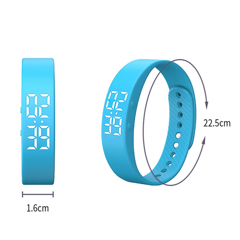 Hemobllo Led Digital Watch for Boys and Girls Adjustable, Fitness Tracker with Alarm Function, Pedometer and Calorie Counter - Image 4