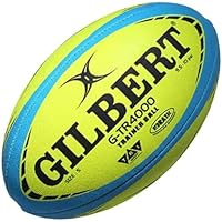 Ballon de rugby taille 5 - gilbert gtr4000 blanc noir GILBERT