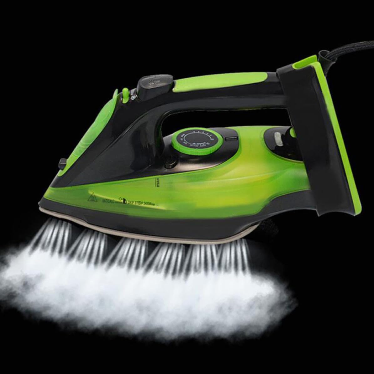 Plancha de Vapor Portátil de Mano para Ropa y Tejidos, Verde