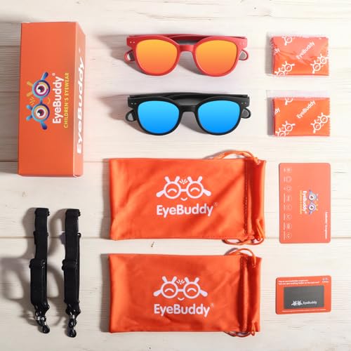 Image of EYEBUDDY Kids Toddler Sunglasses Age 2-4 /3-5 Boys Girls Polarized UV Protection Sun Glasses for Age 2-8