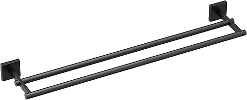 Miniatura 9 de Moen Triva BP1822BN - Toallero doble de níquel cepillado de 24 pulgadas