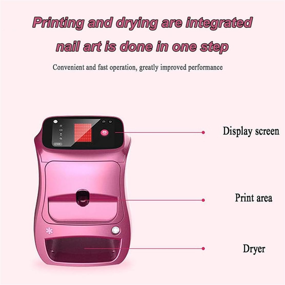 Amazon.com : Automatic Smart 3D Art Nail Printer, Digital Mobile