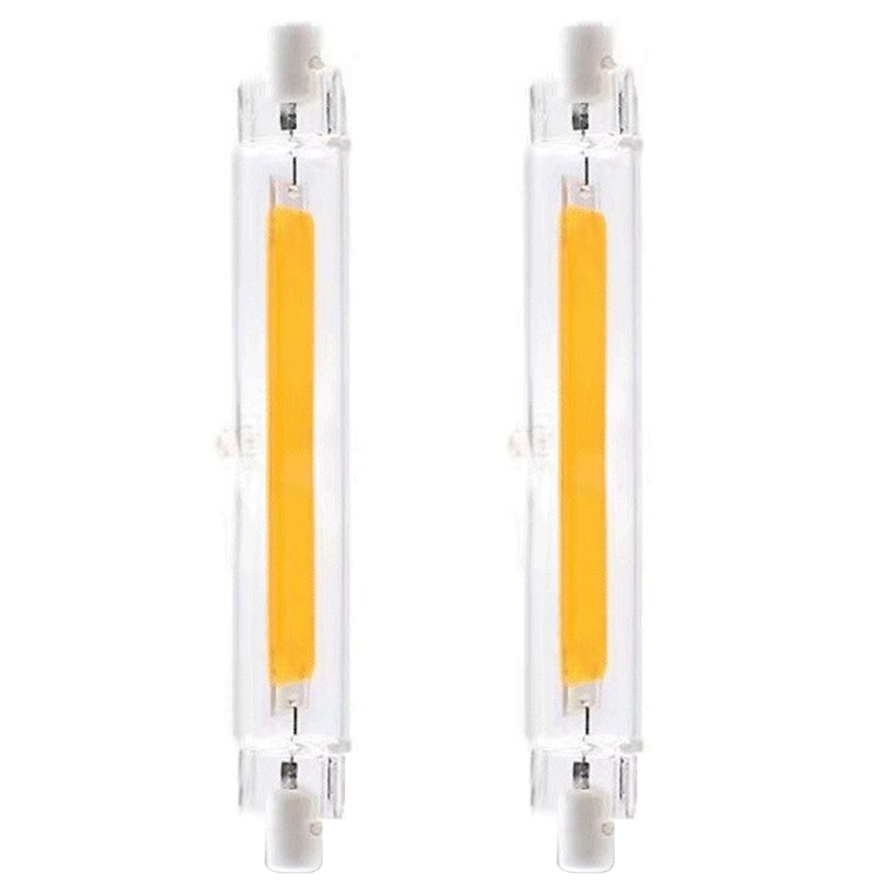 Bombilla LED R7S de 118 mm de 30W con luz blanca cálida 3000K y gran angular 7