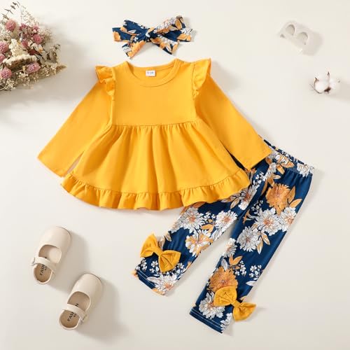 Image of Baby Girl Clothes Infant Toddler Clothes Fall Winter Outfit Clothing Set