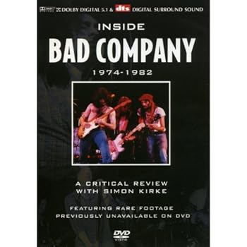 DVD Inside Bad Company 1974-1982 Book