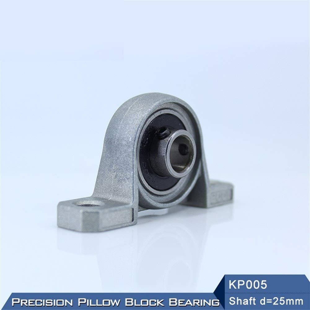 JIYAMI'EN EL KP005 montada en cojinete de 25 mm Diámetro del Eje KP Aleación de Zinc Almohada Bloque Vivienda KP 005 Rodamientos KP005 (4PCS)