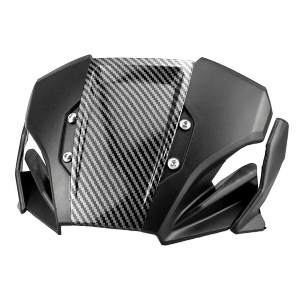 Copertura Deflettore Per Triumph Per Trident 660 2018-2024 Parabrezza Per Moto Deflettori Antivento Parabrezza Accessori Per Moto Deflettore(Carbon Texture)