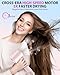 Coolpub High Speed Hair Dryer,150000 RPM Brushless Motor Professional Blow Dryer for Fast Drying,500M Negative Ions Ionic with Magnetic Blow Air Nozzle,Control Quiet Noise, Lightweight for Travel