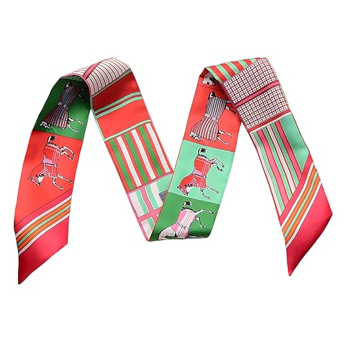 Image of Pure Mulberry Silk Scarf - Lightweight Neckerchief,Packed Handbag Band Hair Neck Scarves for Fashion Gifts