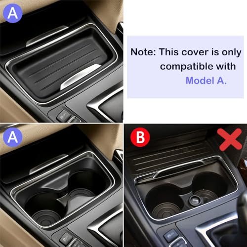 Portavasos central delantero para BMW F30 F31 F34 F35 F32 F33 F36 miniatura 2