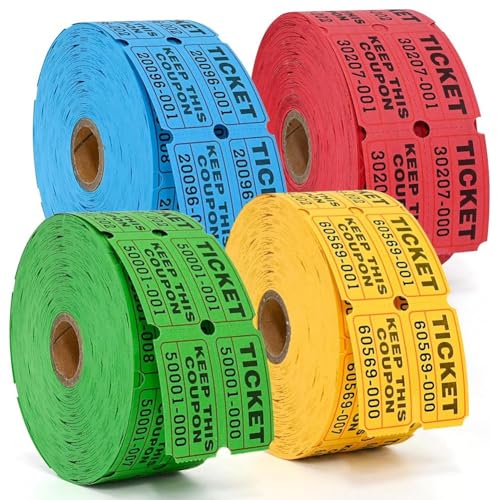 Billets de Tombola Anti-Fraude avec Numérotation Double Souche