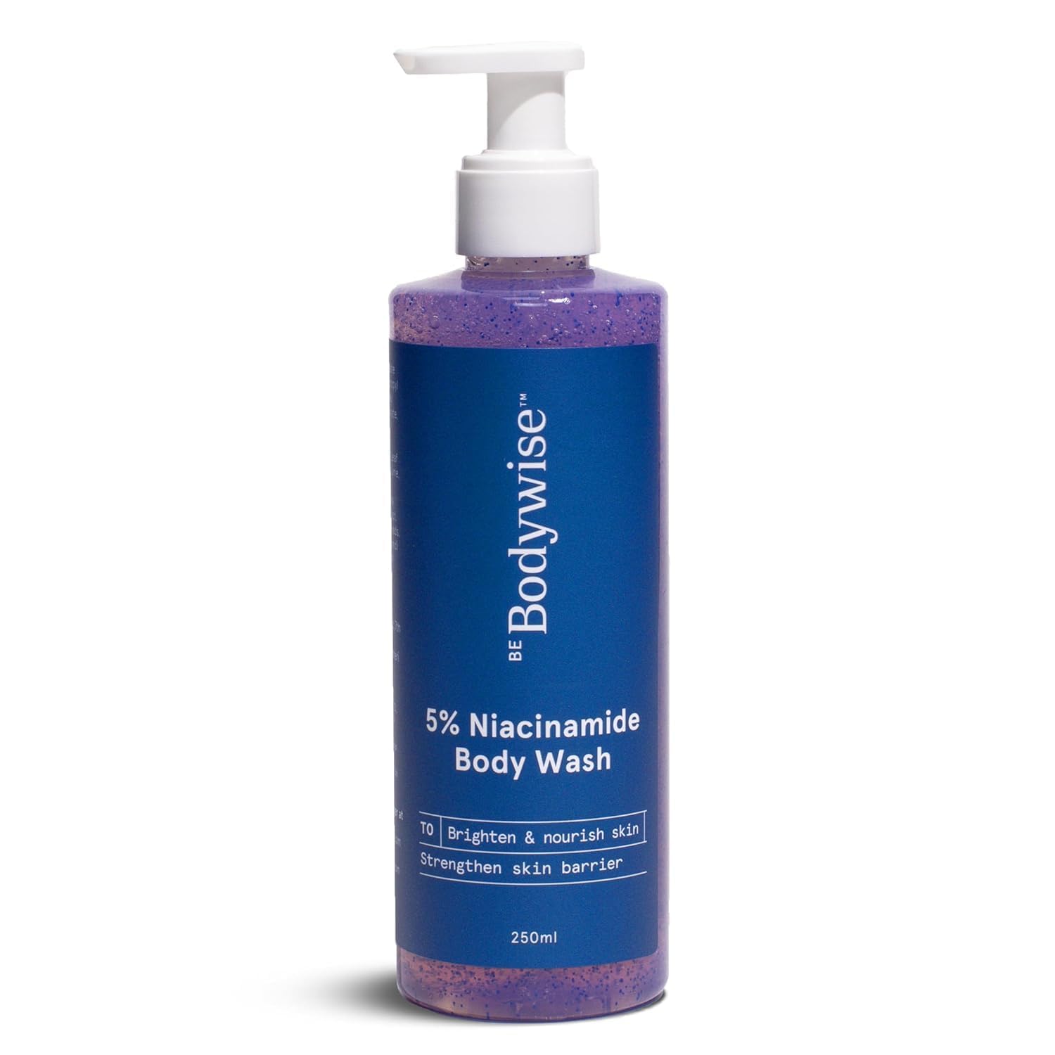 5% Niacinamide Brightening Body Wash | Fights Hyperpigmentation & Deep Cleanses | For Glowing & Hydrated Skin | With Aloe vera, Vitamin B3 & E | For All Skin Types | 250ml