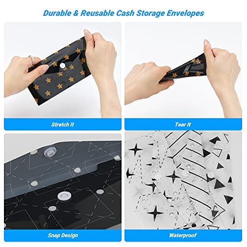 icyant Cash Enveloppen, Geldenveloppen voor Budgeting, 15 Pack Waterdichte Geldenveloppen voor contant geld… - Afbeelding 3