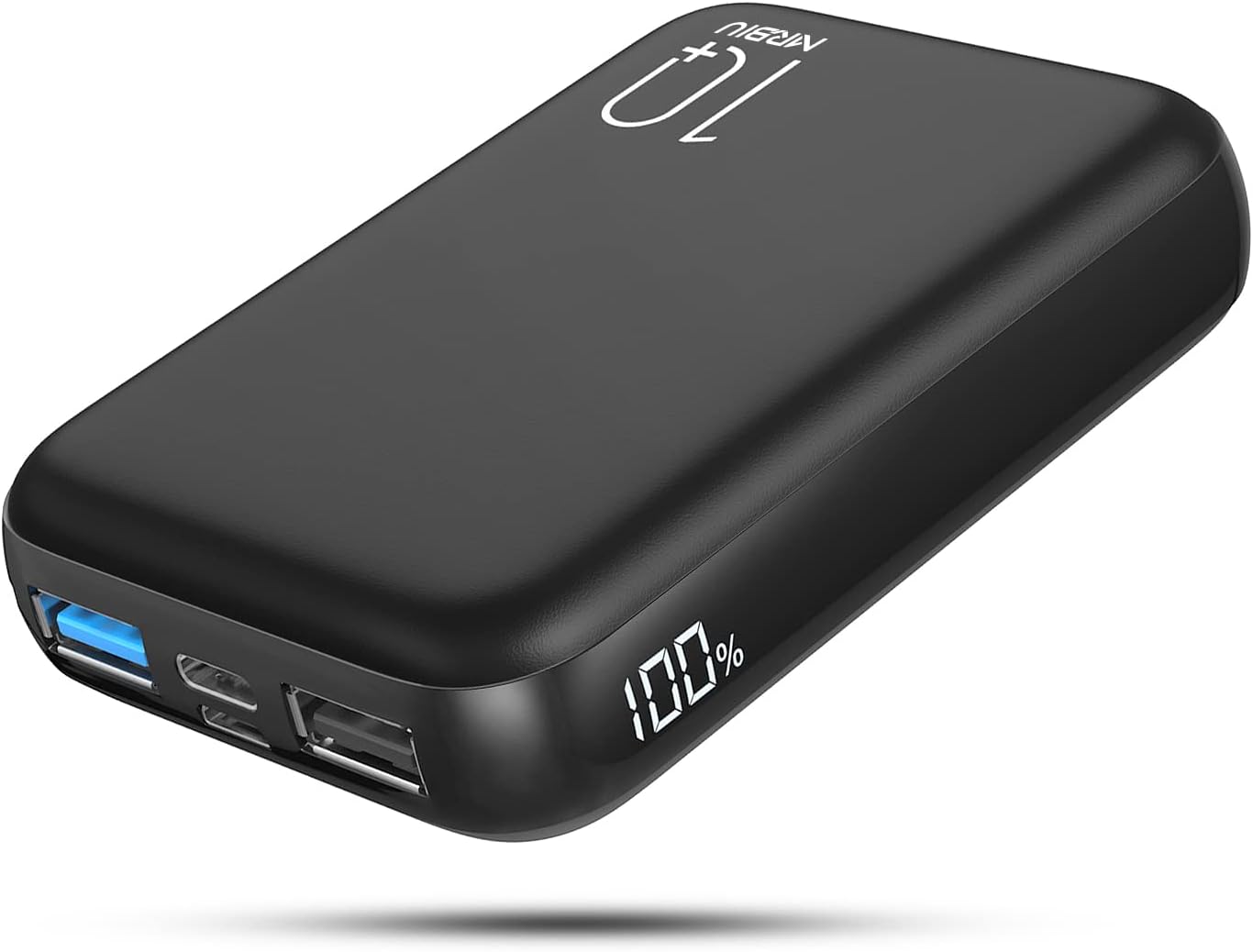 MRBIU 5v 2a Heated Vest Battery Pack, 10000mah LCD Display Power Bank for Heated Jacket,Heated Coat,Heated Clothing,Heated Pant,Heated Hoodie,USB Heated Blanket,Heated Seat/Chair.