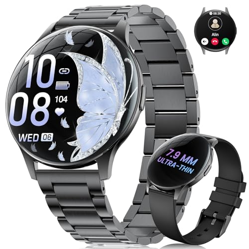 LIGE Montre Connectée Femme avec Appel Bluetooth, 1.43