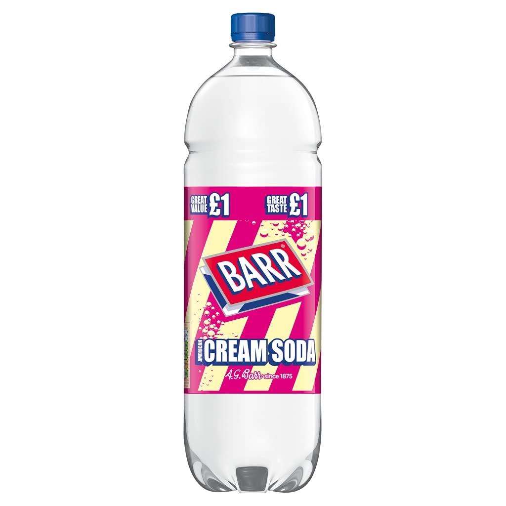 Barr American Cream Soda Soft Drink, 6 x 2L