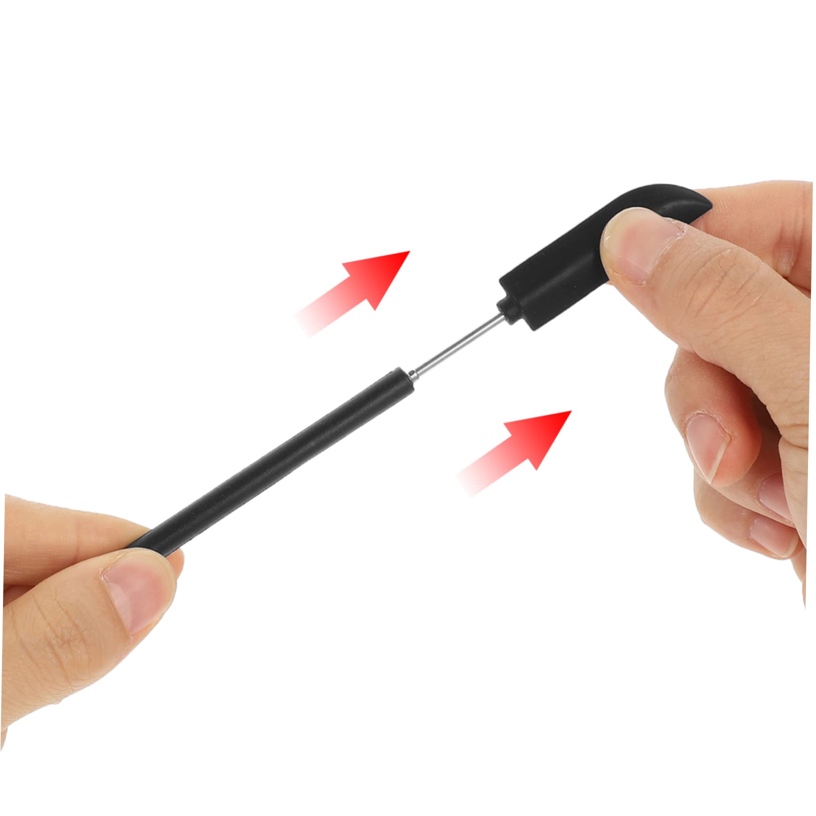 IMIKEYA Spatola in Silicone per Baking Manico Estensibile Mini Telescopica Leggera e Comoda per Cosmetici e Cucina per Impasti e Trucco