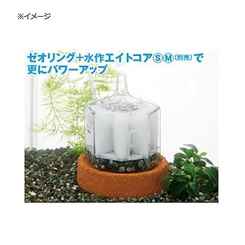 Amazon.co.jp: 水作 ゼオリング 納豆菌プラス 45~60cm水槽・睡蓮