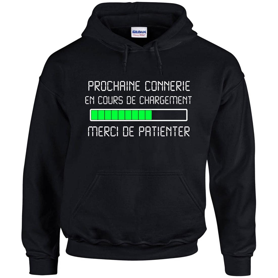 Sweat à Capuche LCD Humour Geek Jeux Vidéo Ado Gamer Console Idée Cadeau Vintage années 80