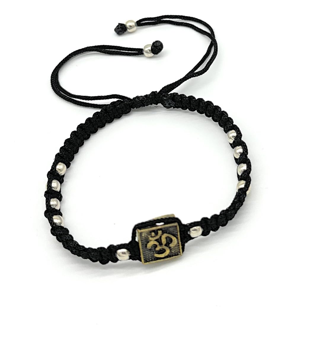 Jyokrish Handmade Adjustable Black thread Gold Plated Om Religious Symbol bracelet for |Men |Boys |Girls |Women | Free Size |Pack of 1 |Hand band |Lucky Charms |nazariya (B0BSCLVPM4) Amazon Price History, Amazon Price Tracker