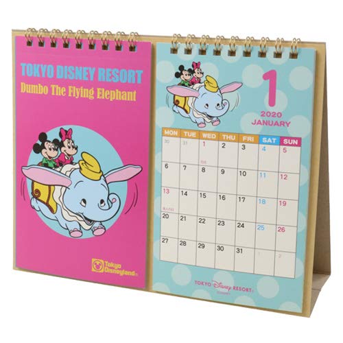 Amazon | ミッキー＆ミニー 卓上カレンダー 2020年 アトラクション