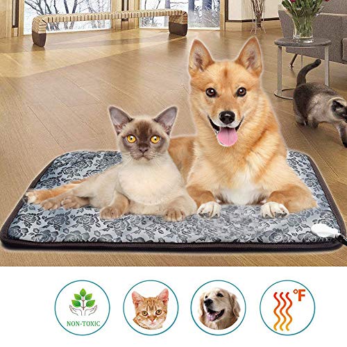 Homello Pet Heating Pad for Cats Dogs, Waterproof Electric Heating Mat
