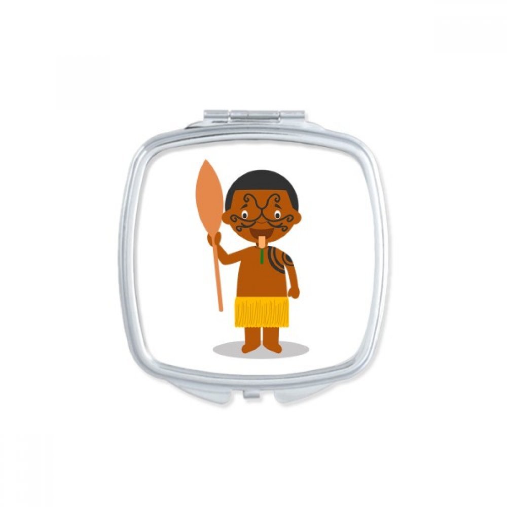 Miroir de poche Noir Nouvelle-Zélande pour ne plus jamais rater votre maquillage
