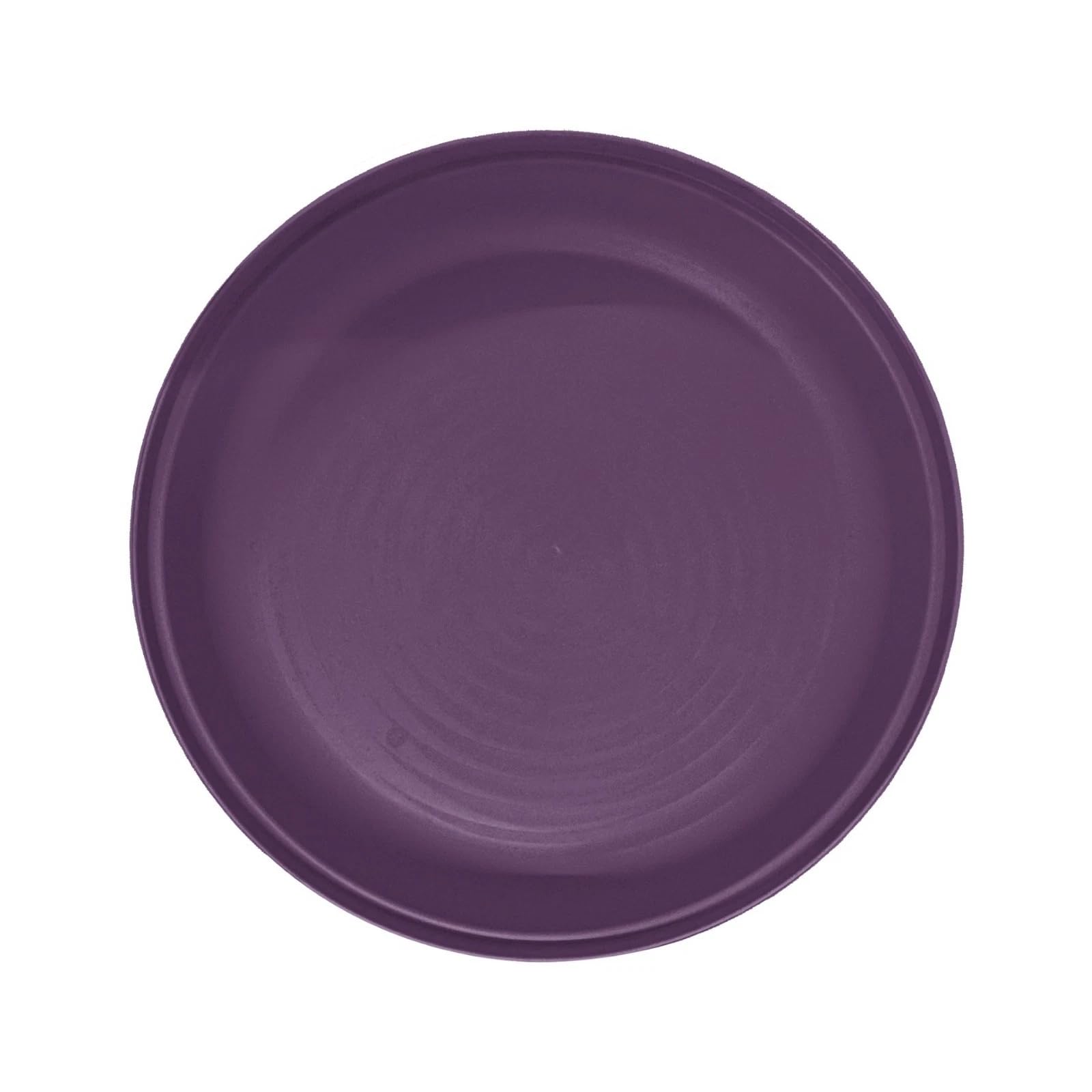 ORGANIZED Large 70cm Round Plastic Tuff Tray, Heavy Duty Mixing Tray for Cement, Paint, Resin, DIY, Gardening, Arts & Multi-Purpose BPA-Free (Purple)