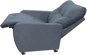Poltrona Para Extensão De Cílios Reclinável Suede Imperio Moderno Grafitte